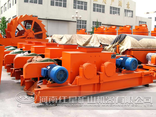 爐渣對輥式破碎機